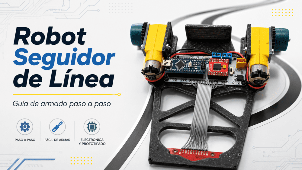 Seguidor de linea Ecuador: materiales y pasos para armarlo