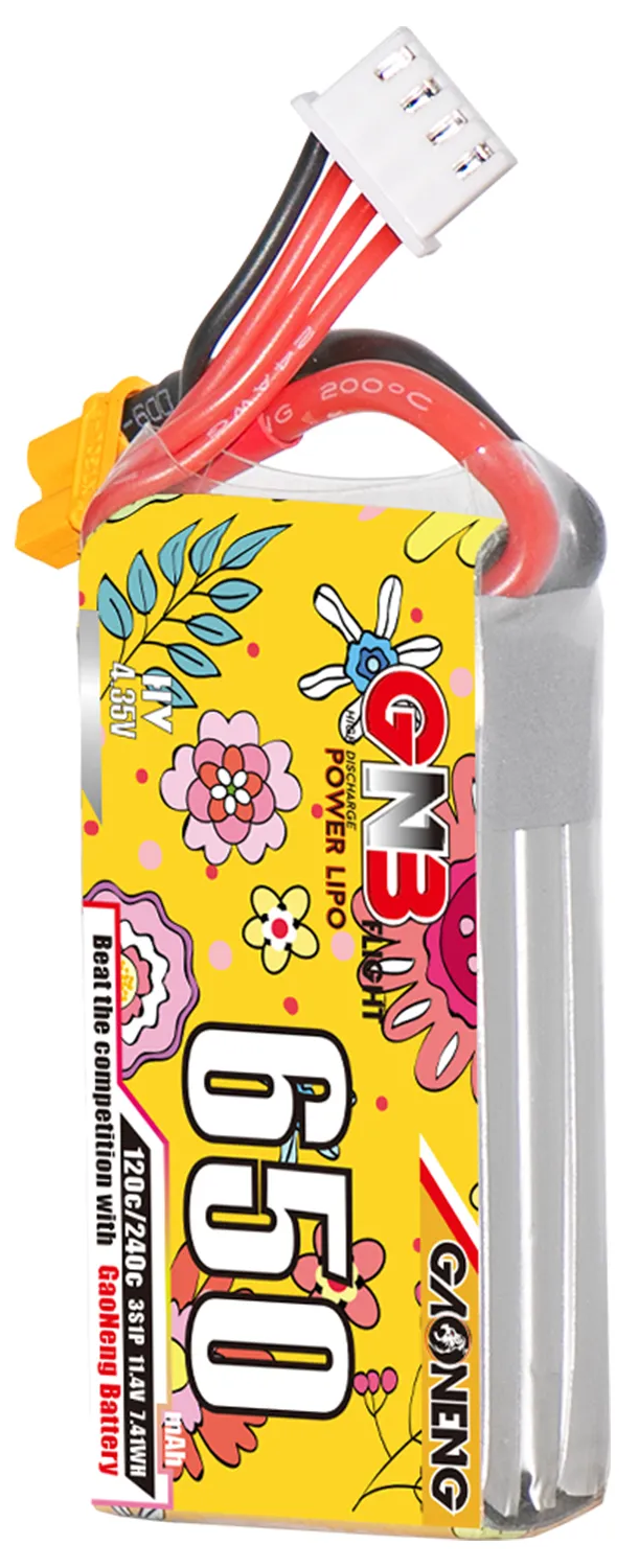 Batería LiHV GNB 650mAh 3S